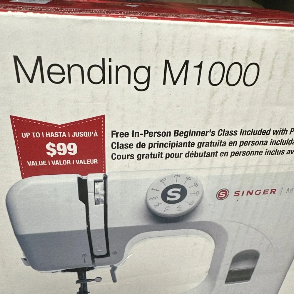 SINGER M1000 32-Stitch Sewing Machine - Mending M1000 - White